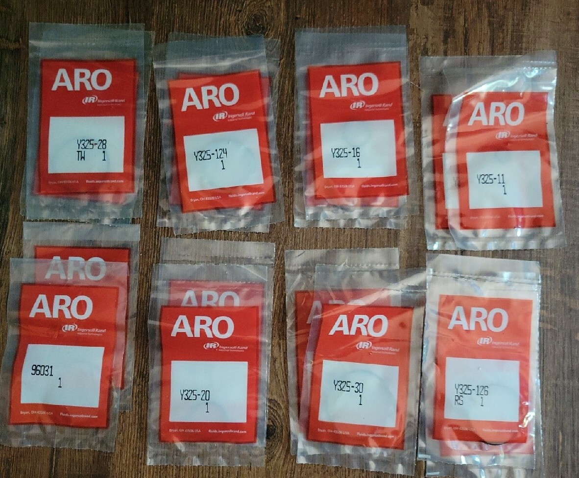 INGERSOLL RAND ARO O-ring Lot Y325-30 Y32520 Y32516 Y325124 Y32516 Y32511 Y32528