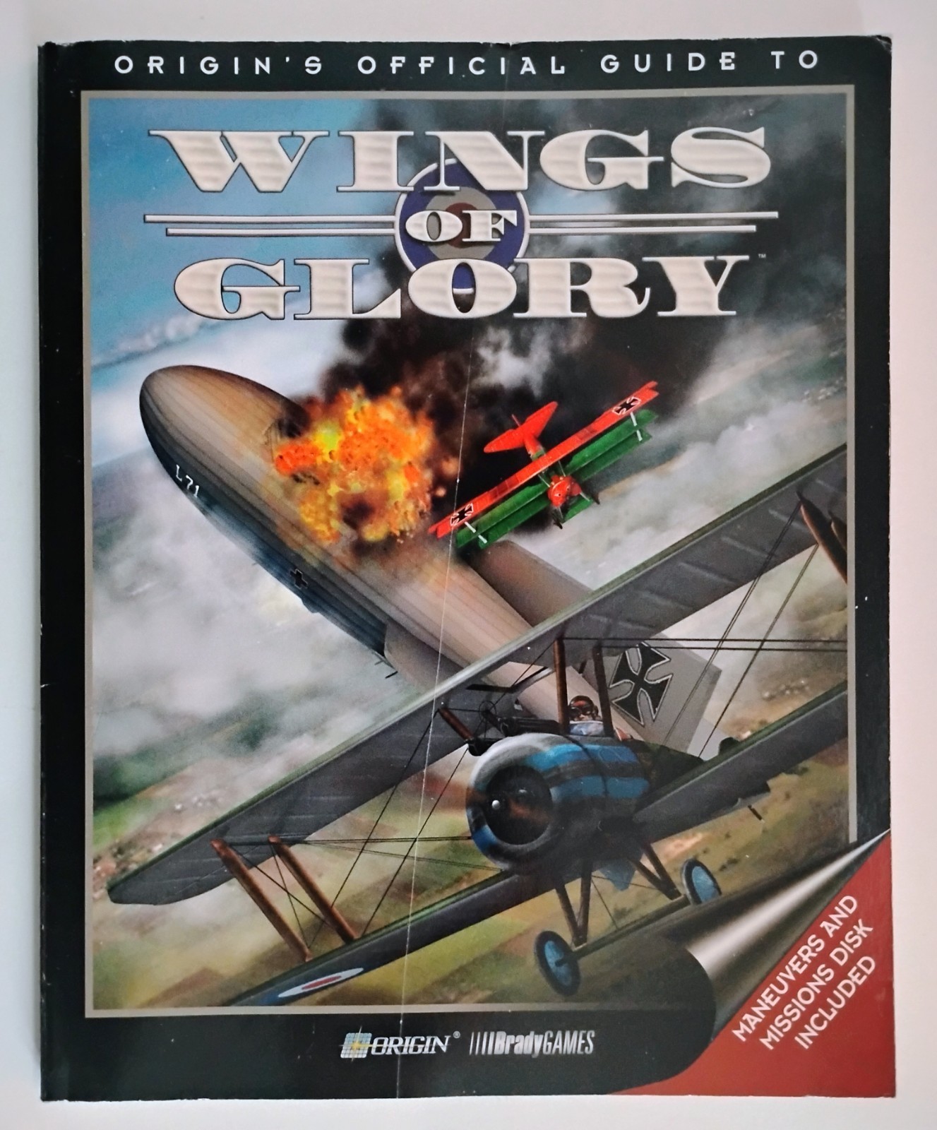 Wings Of Glory Origin's Official Guide VERY RARE CLASSIC GAMING COLLECTIBLE