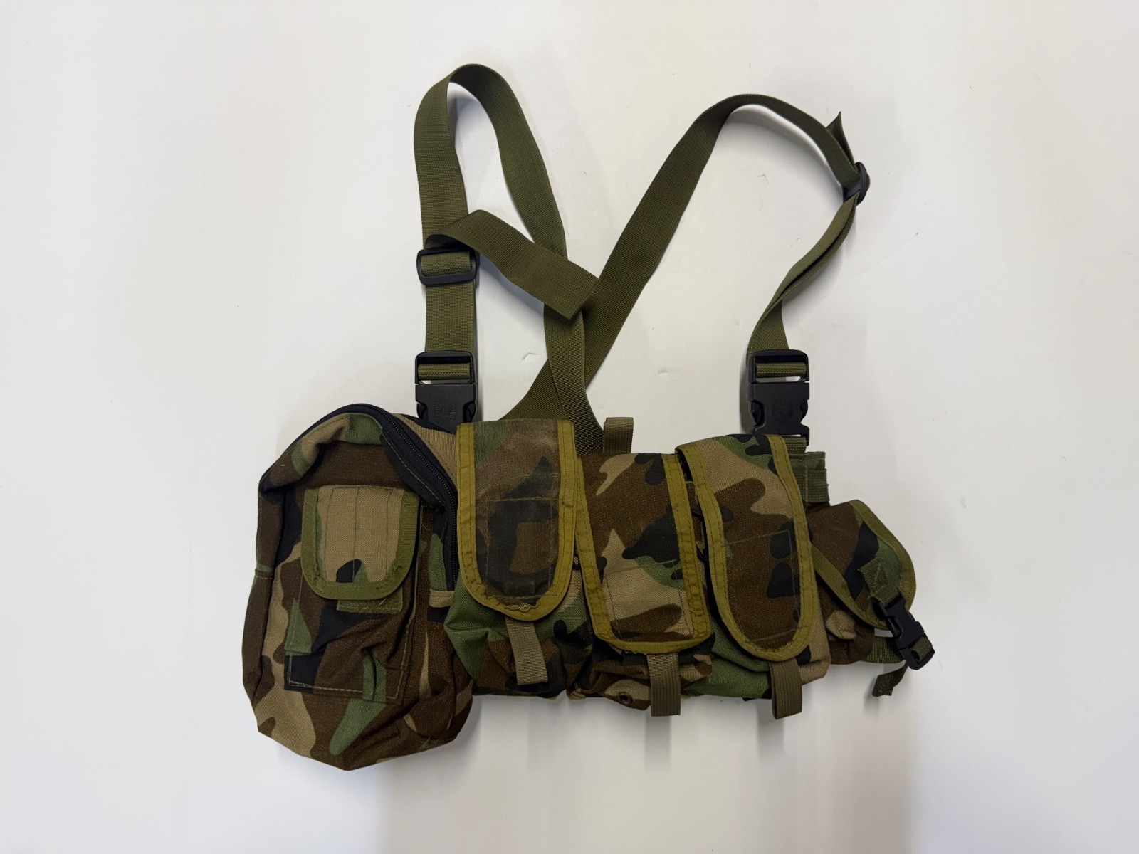 Tactical Tailor 1-Piece MAV Chest Rig Vest w/ Pouchs M81 Woodland