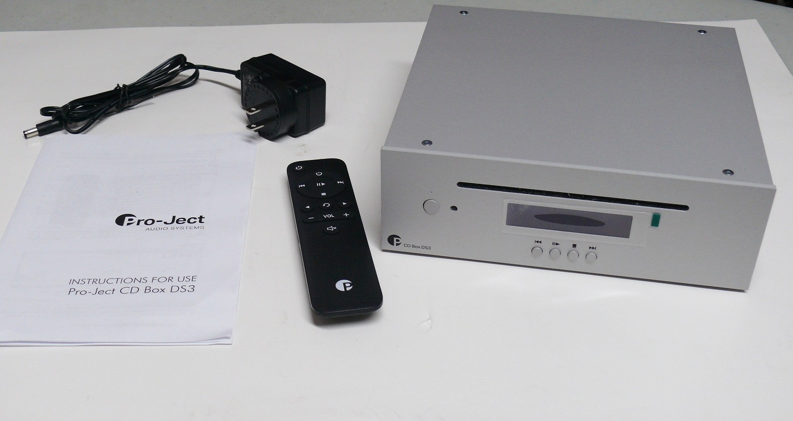 Pro-Ject CD Box DS3 High-Performance True Red Book CD player (Silver)