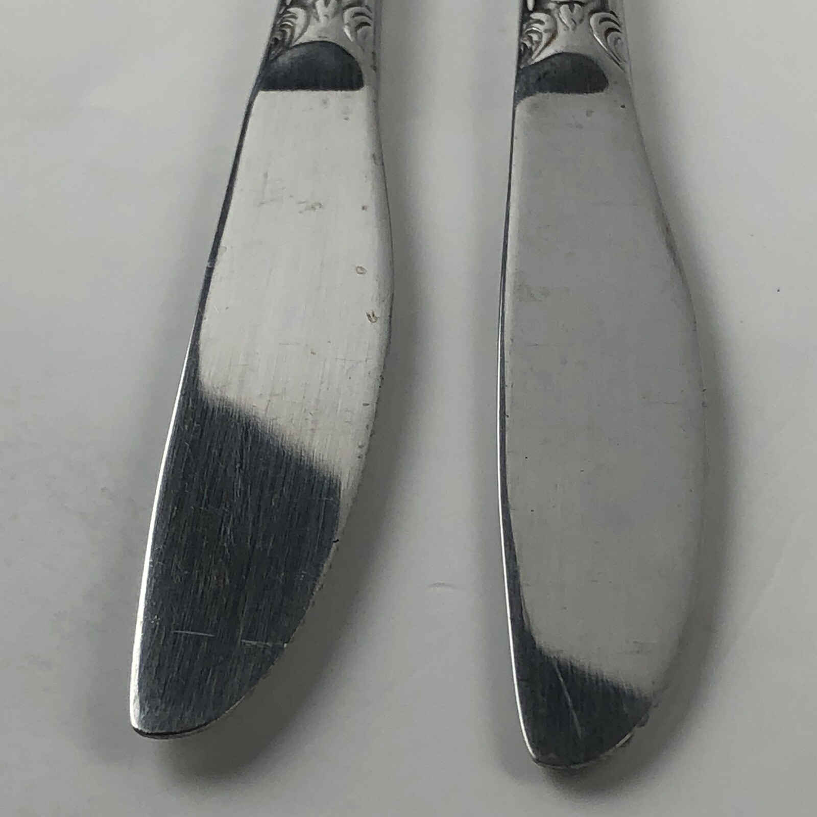 2 Stanley Roberts DREAM ROSE Modern Solid Knife Butter Dinner Korea