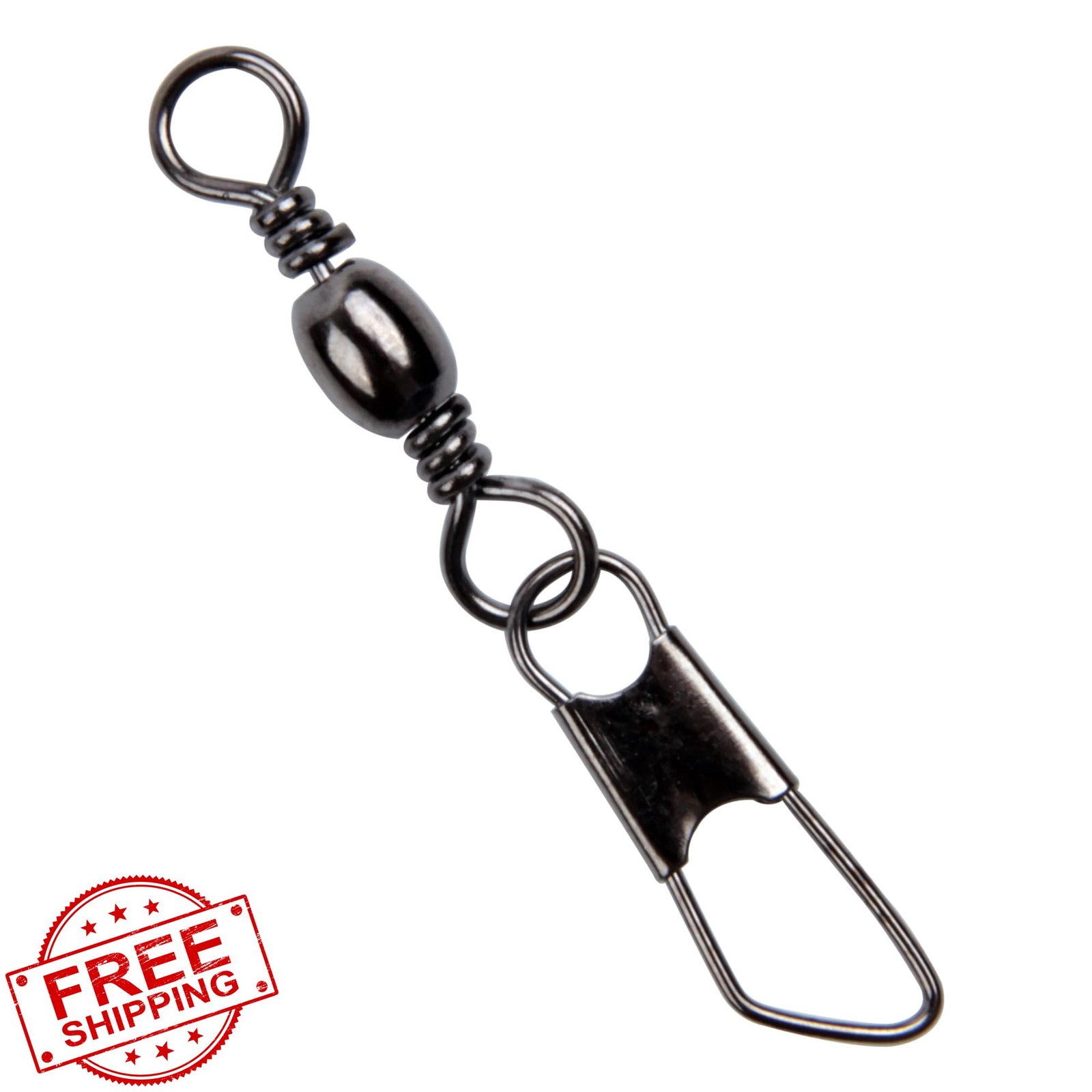 VATEICO Barrel Swivel Snaps - 50/100pcs Fishing Stainless Steel