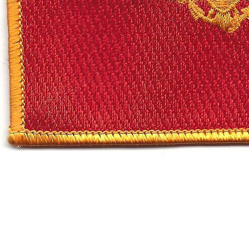 Aviaition Pilot Wings Gold Field Red Patch