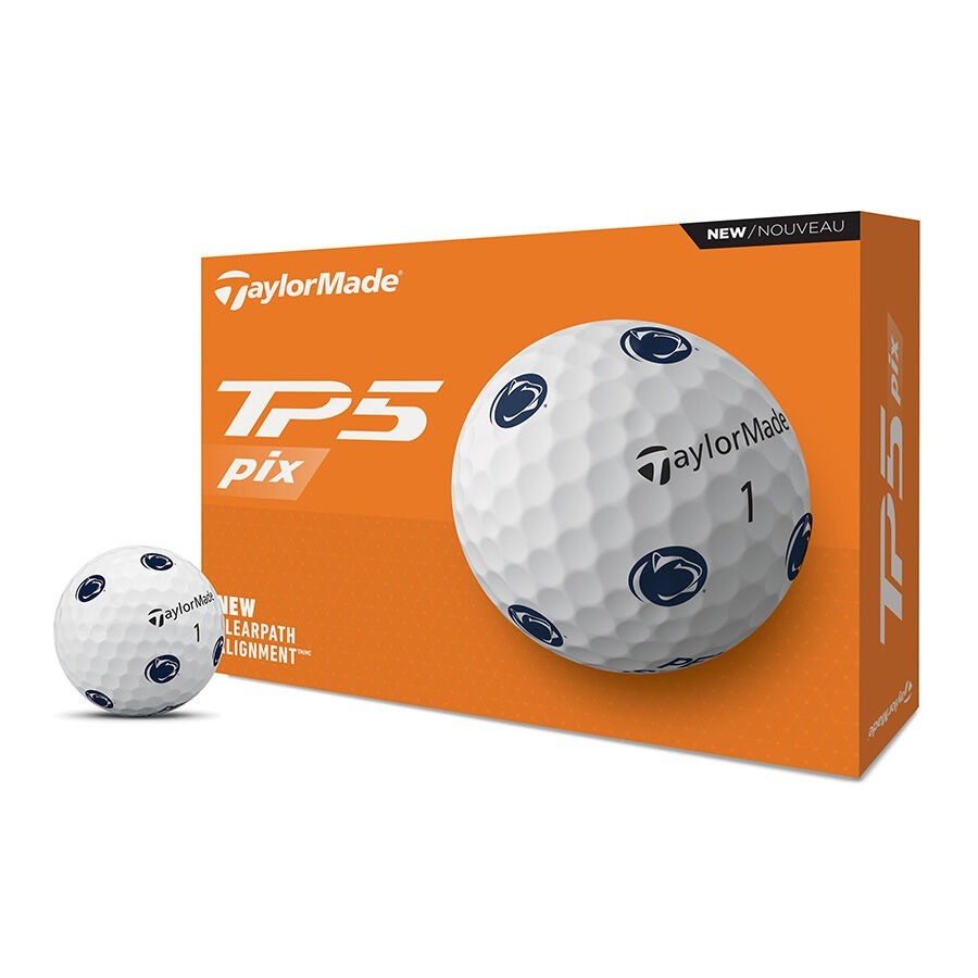 New Taylor Made Golf 2024 TP5 PIX NCAA *1-Dozen* Penn State