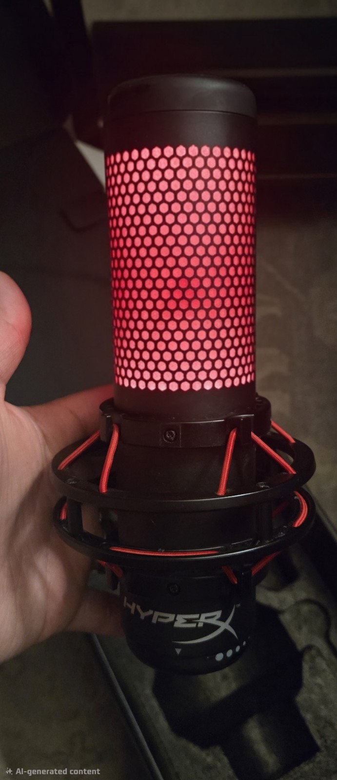 HyperX QuadCast with Mic Arm