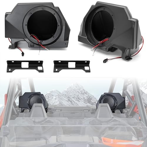 Sport Speaker Enclosures for Polaris RZR PRO XP, Rear 6.5" Speaker Pods