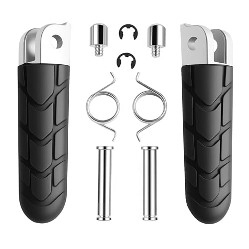 Motorcycle Front Foot Pegs Compatible with Honda CBR600 CBR1000F VFR800 CB400