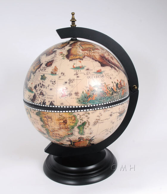 White Globe 13 inches with chess holder