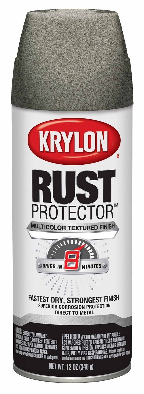Krylon K06932800 Rust Protector Multicolor Textured Finish, Granite, 12 Ounce