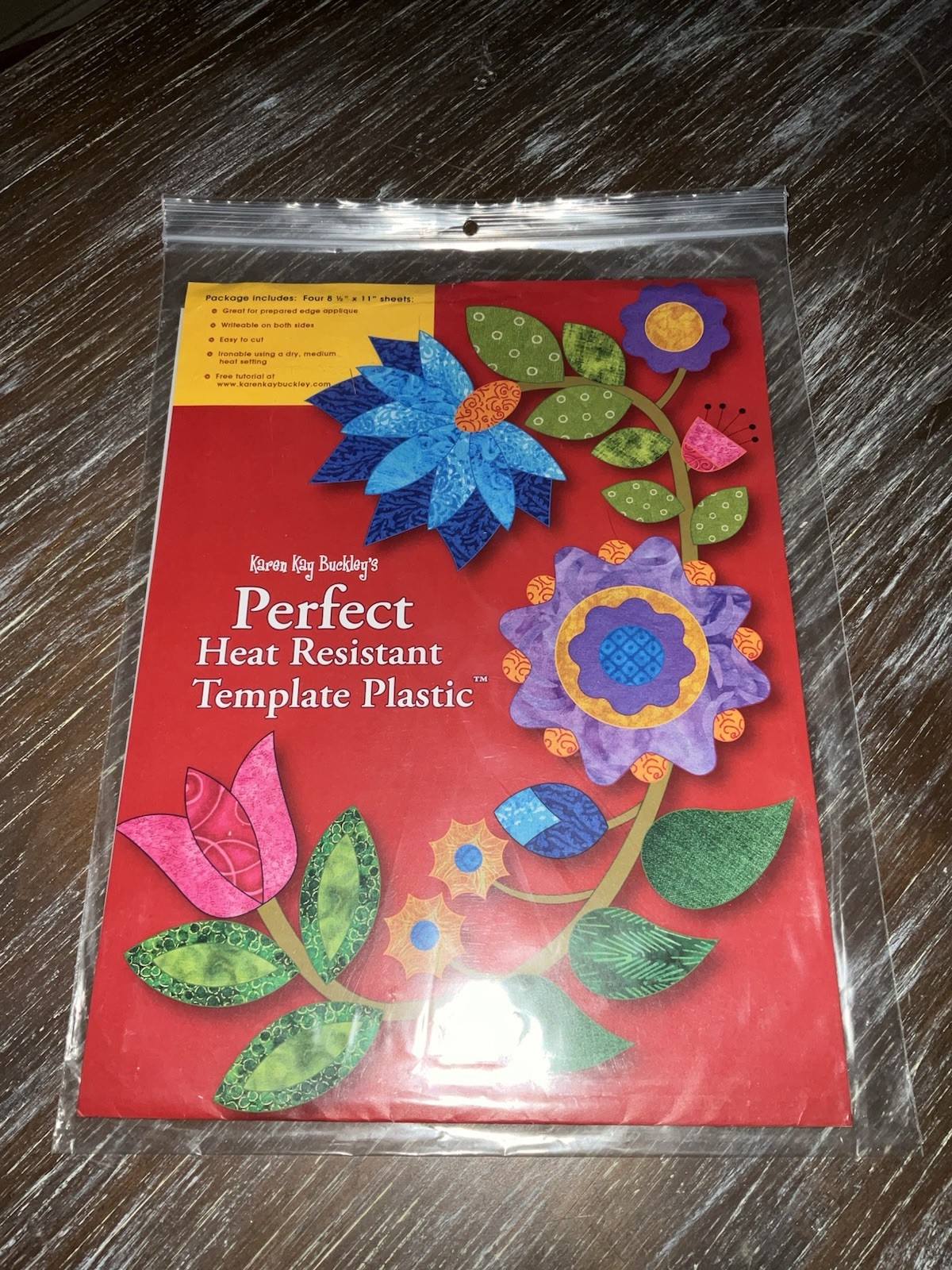 Perfect Heat Reisitant Template, Plastic, 4 Sheets, 8 1/2x11”