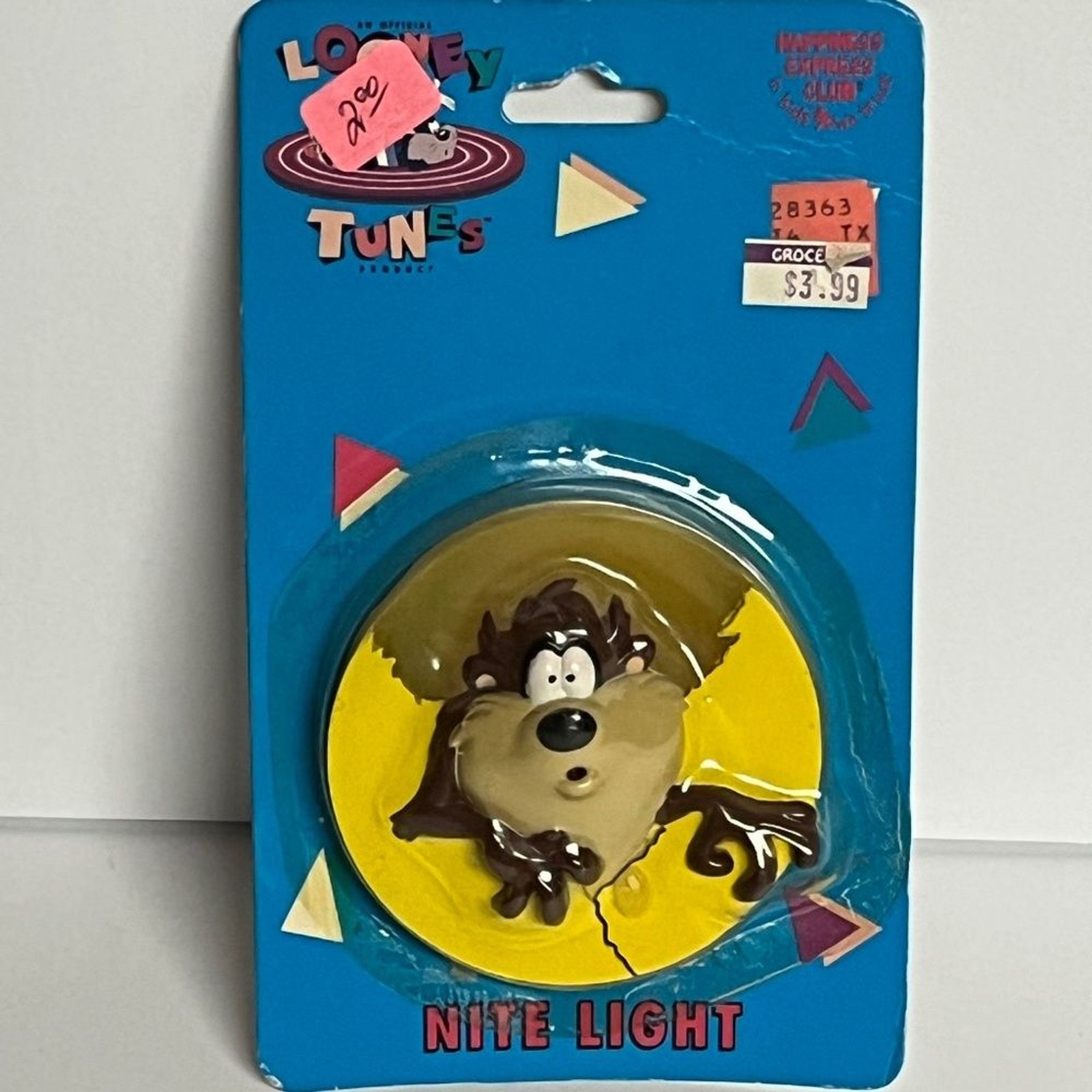 Vintage 1994 Looney Tunes Taz Nite Light New Sealed Tasmanian Devil Warner Bros