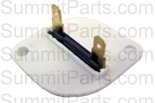 3390719 DRYER FUSE, FLAT, SET402 2 TERMINAL THERMAL FUSE FOR WHIRLPOOL, 690198