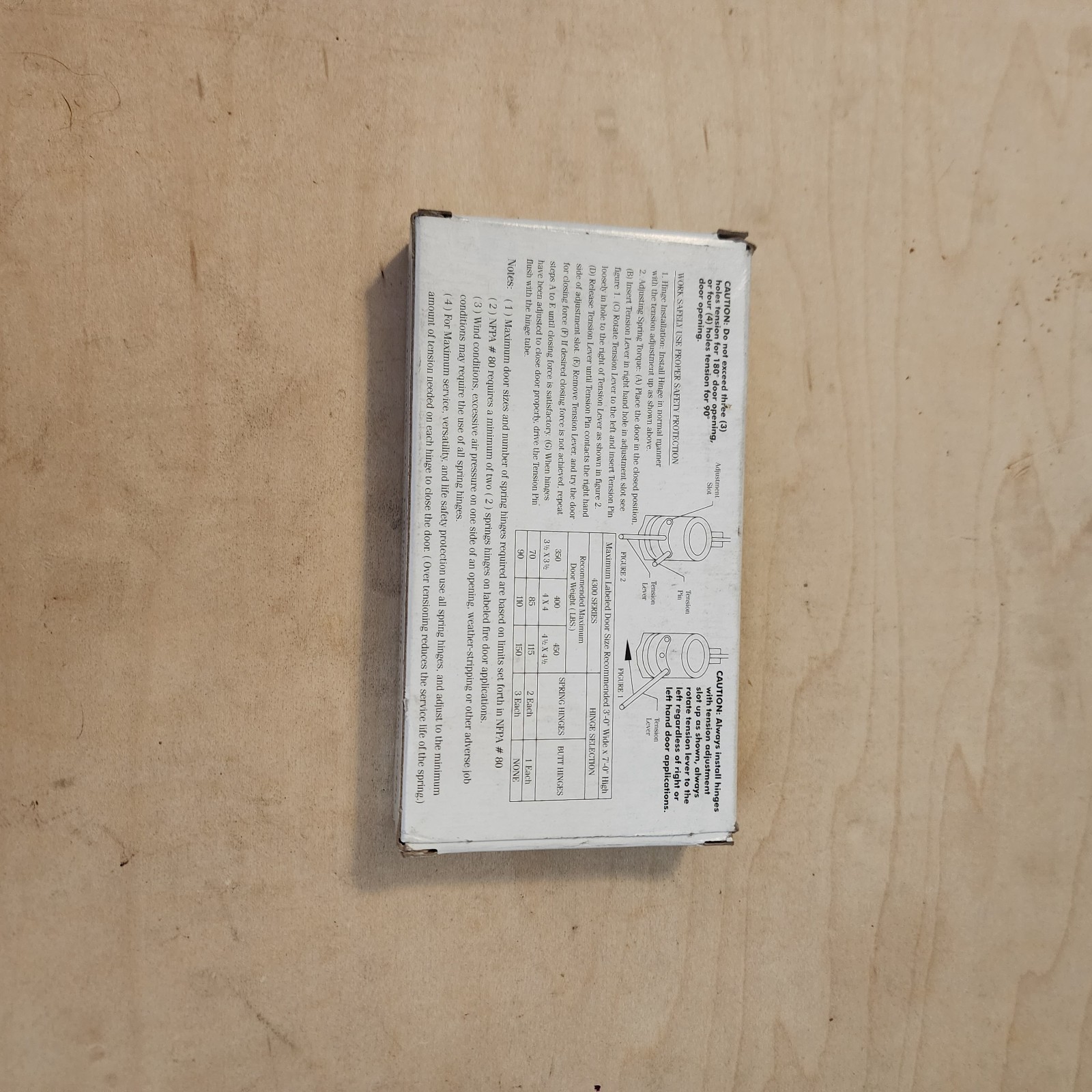 BOMMER LB4310C-450S-600 UPS DOOR HINGE