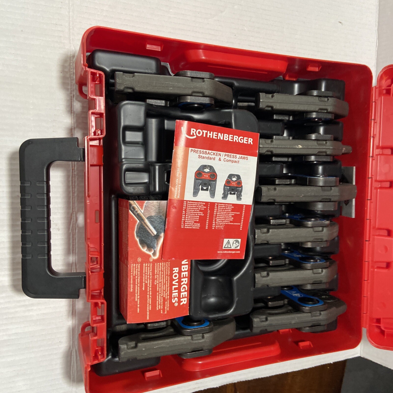 ROTHENBERGER pressbacken/pressjaws standard and compact