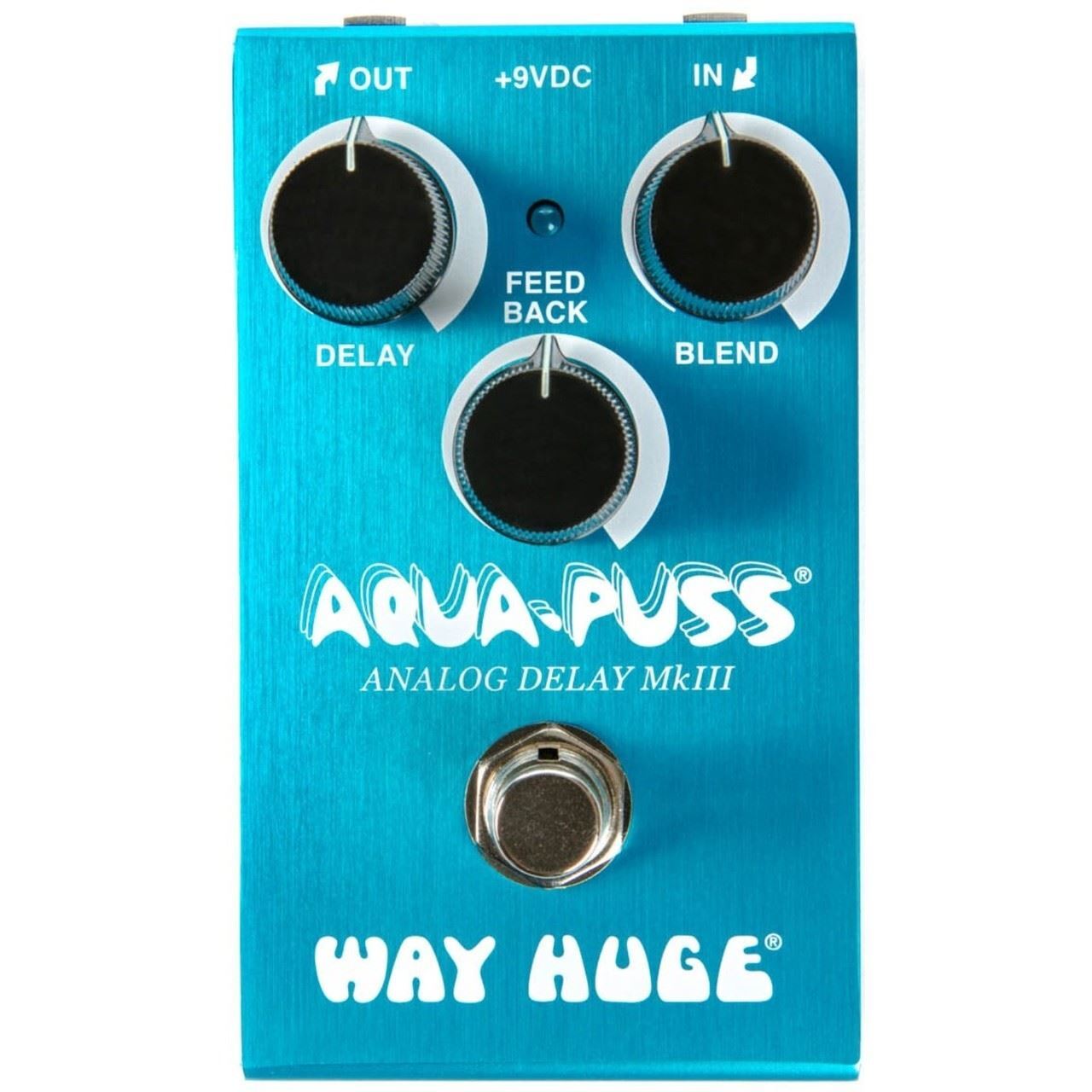 Dunlop Way Huge WM71 Mini Aqua Puss Mklll Analog Delay Guitar Effects Pedal