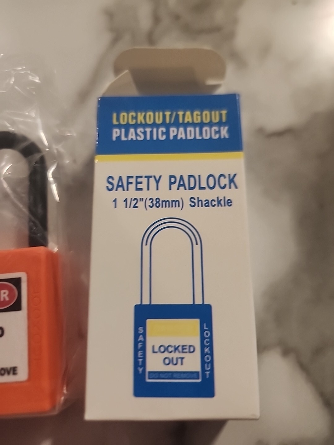 TWO-PACK 2X Lockout Tagout Safety Locks Padlock,1 Key Per Lock (2 Locks 2 Keys)