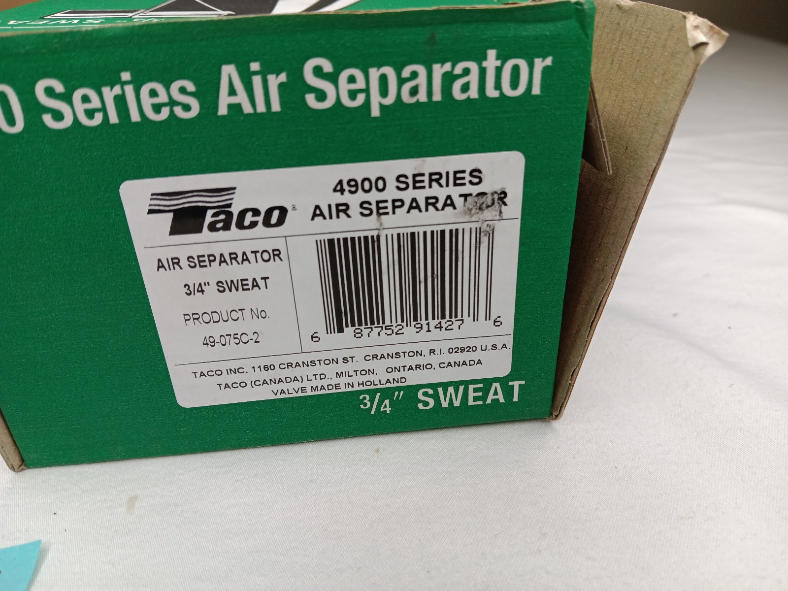 Taco 49-075C-2 Air Separator, 150Psi,240,Automatic