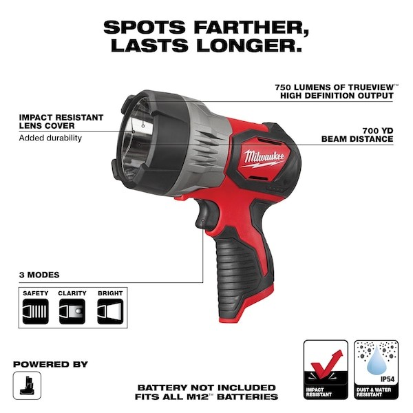Milwaukee Tool 2353-20 M12 Spotlight