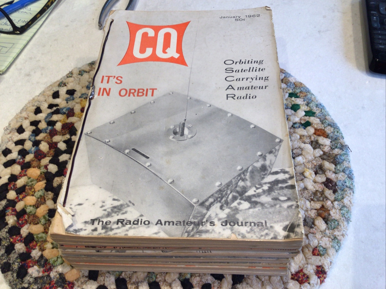 Lot of 12 - CQ The Radio Amateur's Journal Magazines Full Year 1962