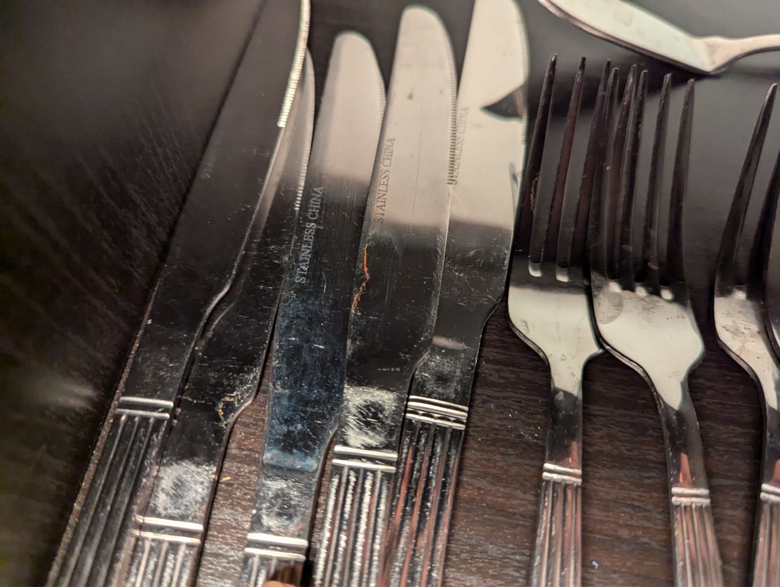 14 Pc Stainless Mixed FLATWARE Silverware - Around 1LB 4OZ - See Video Please
