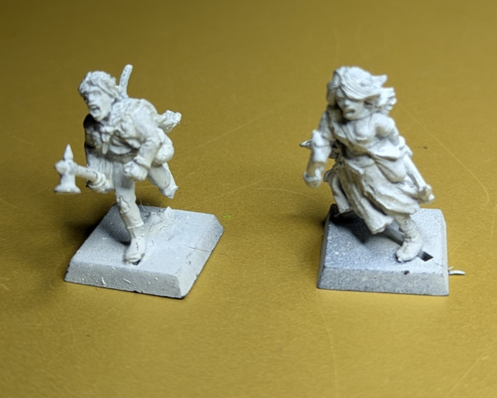 RARE Mordheim 2x Middenheim Youngblood, Games Workshop, Warhammer, Metal (MS2)