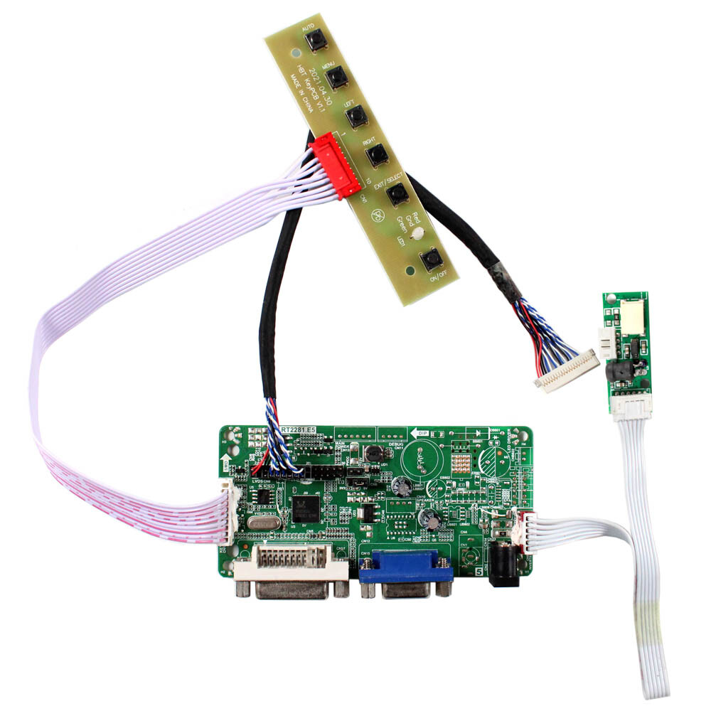 DVI VGA LCD Controller Board For 10.4inch 800x600 TM104SDH01 LCD Display