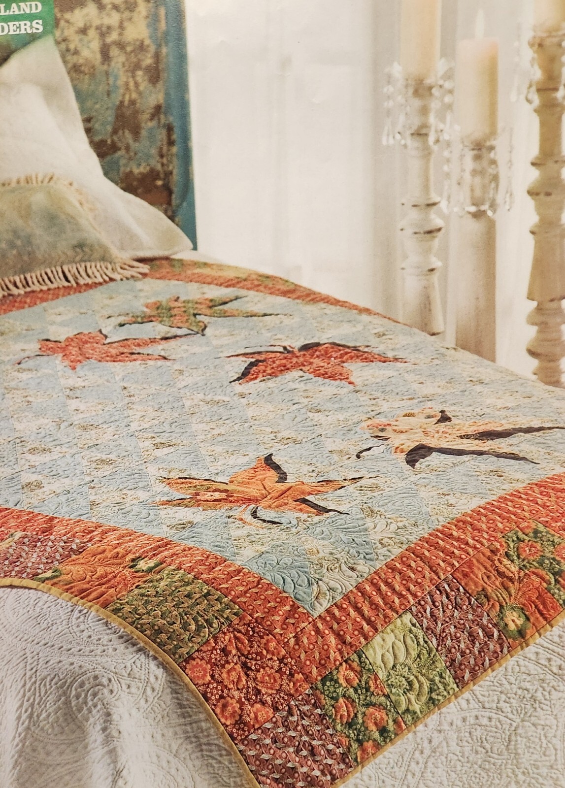 "Cascade of Leaves" Quilt Pattern from 2010 Magazine Beginner