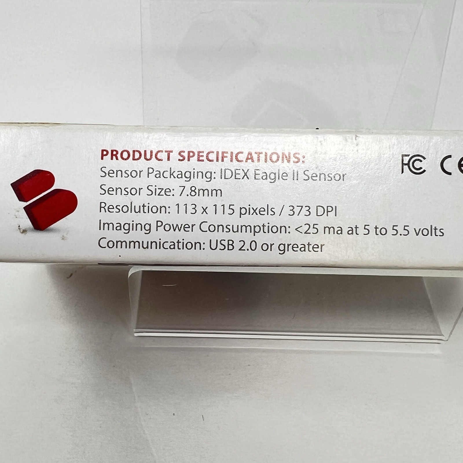 Bio-Key Sidetouch Compact Fingerprint Tested Qualified by Microsoft for Win 10