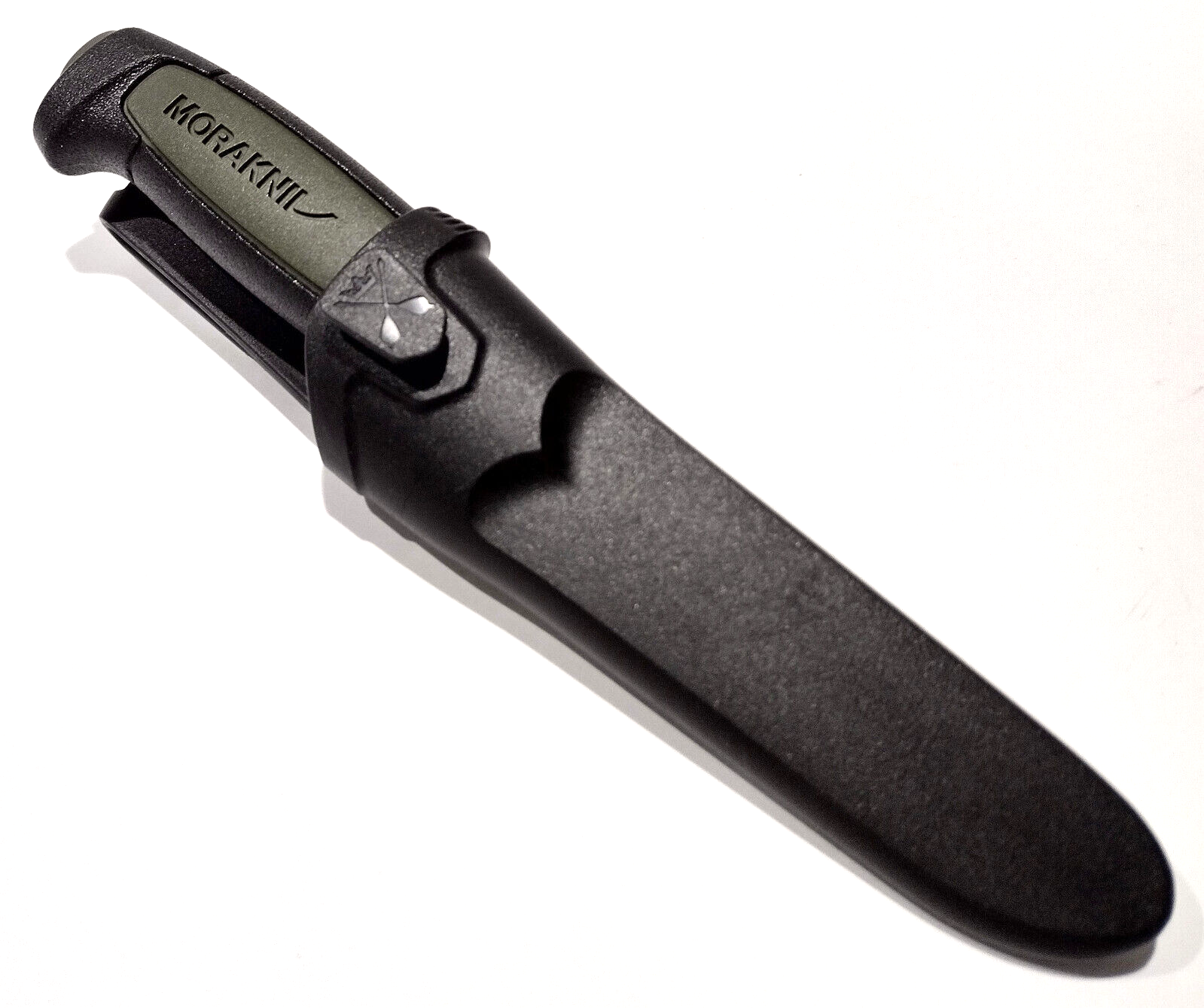 MORA SWEDEN MORAKNIV MILITARY BLACK/GREEN BASIC 511 CARBON STEEL TACTICAL KNIFE