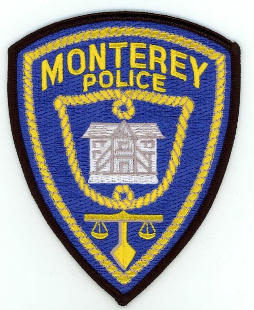 CALIFORNIA CA MONTEREY POLICE NICE SHOULDER PATCH SHERIFF
