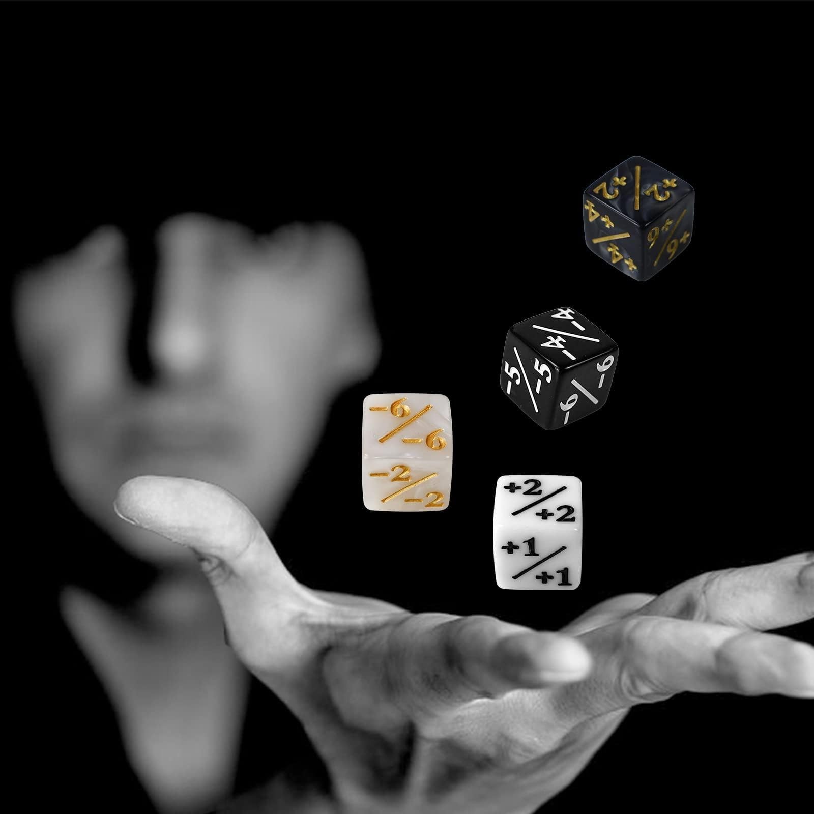 48 Pieces MTG Dice Counters Token Dice, Magic The Gathering Glitter Sparkle, ...
