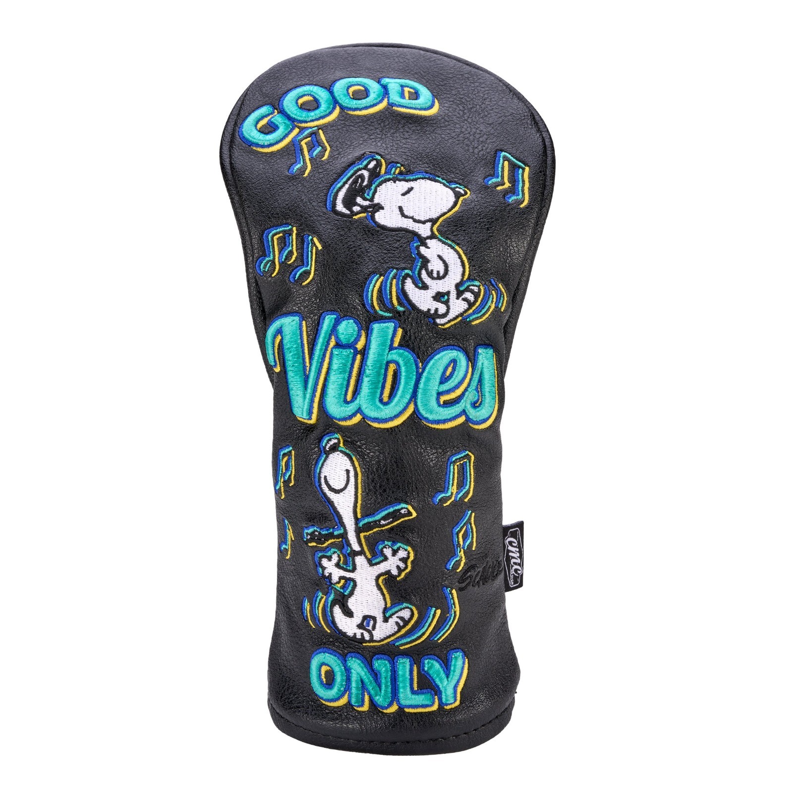 CMC Design PEANUTS "GOOD VIBES ONLY" SNOOPY Driver Golf Headcover NEW