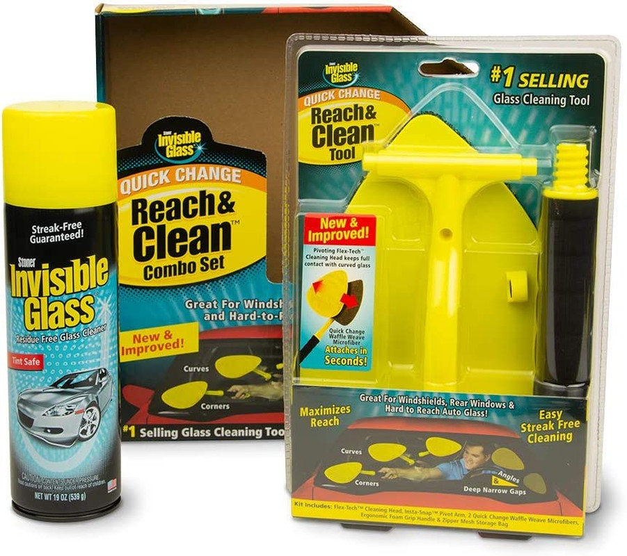 99031 Reach and Clean Tool Combo Kit with Windshield Wand Cleaning Tool for H...