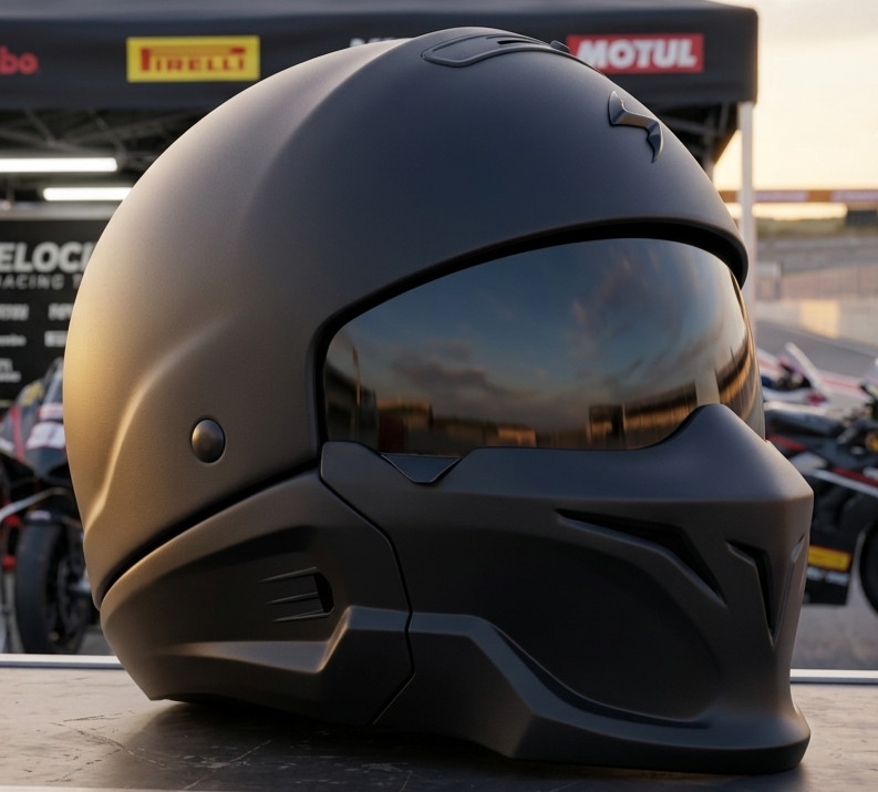 SCORPIAN EXO COVERT SOLID HELMET MATTE BLACK (Size XL - NEW IN BOX)