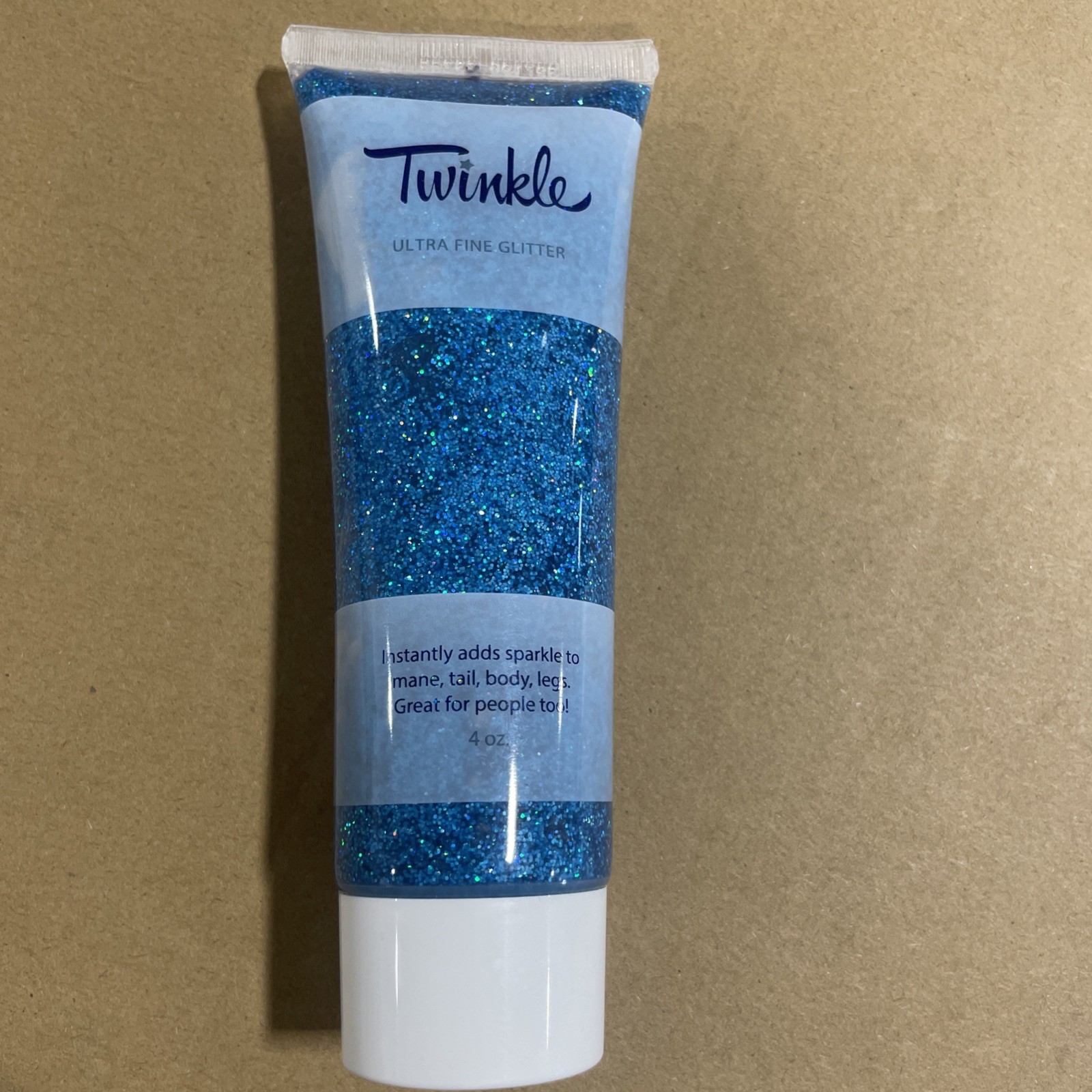 Twinkle Stencil Gel, Mane and Tail Glitter Gel for Horses, 4oz  Blue