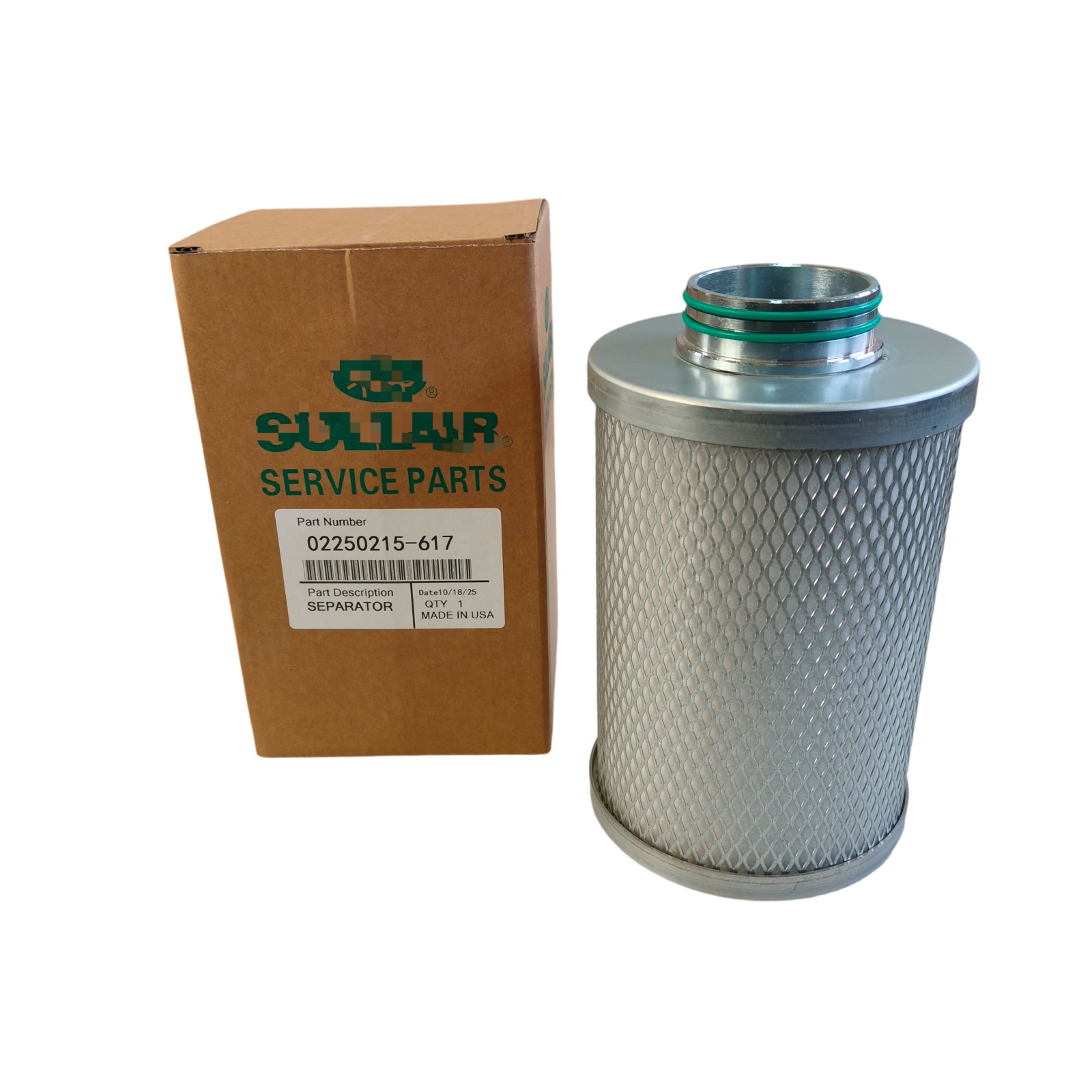 02250215-617 Oil Separator Element Suitable For Sullair Compressor Replacement