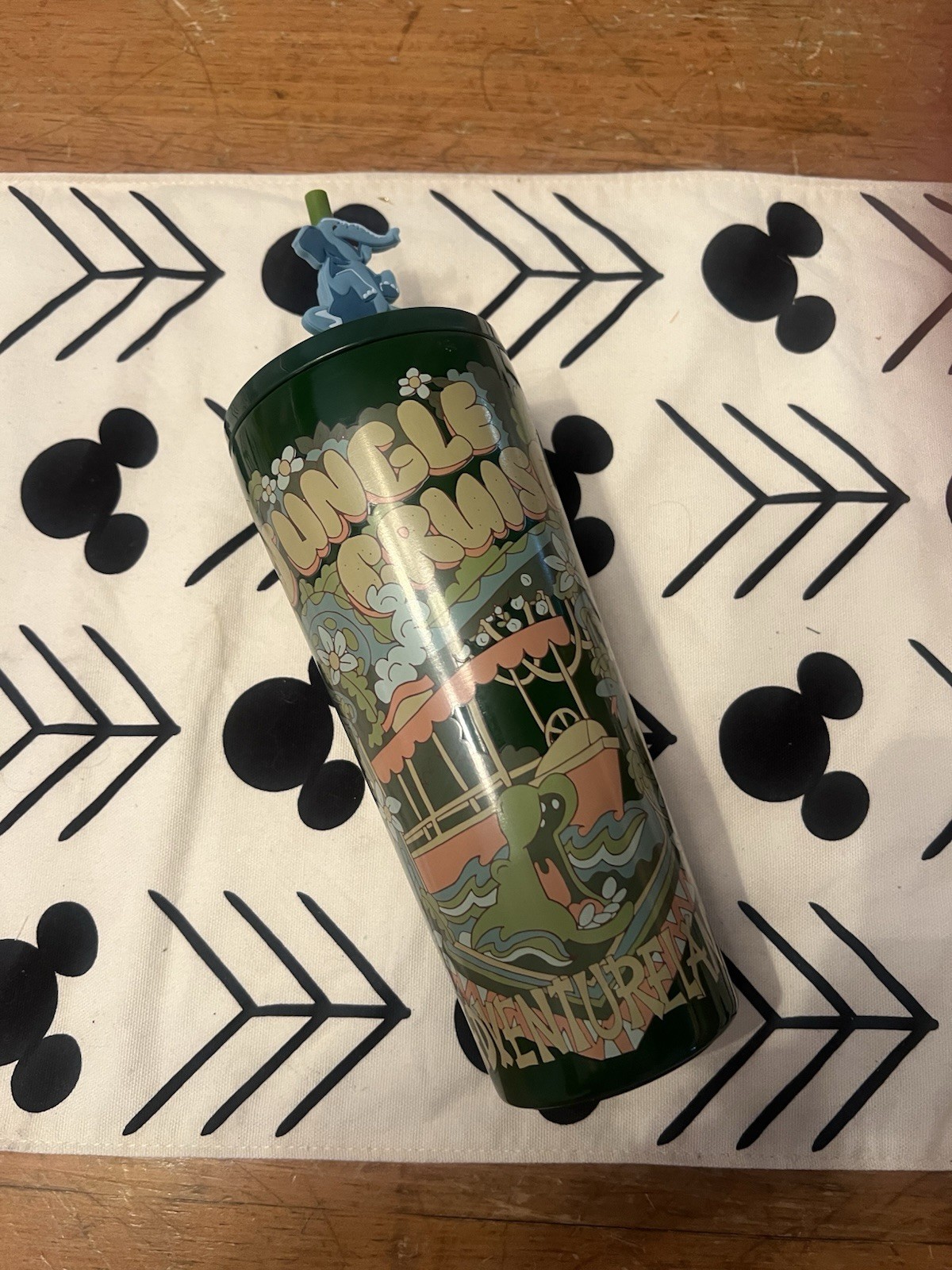 Disney Parks The Jungle Cruise Tumbler Adventureland Stainless Steel 22oz New