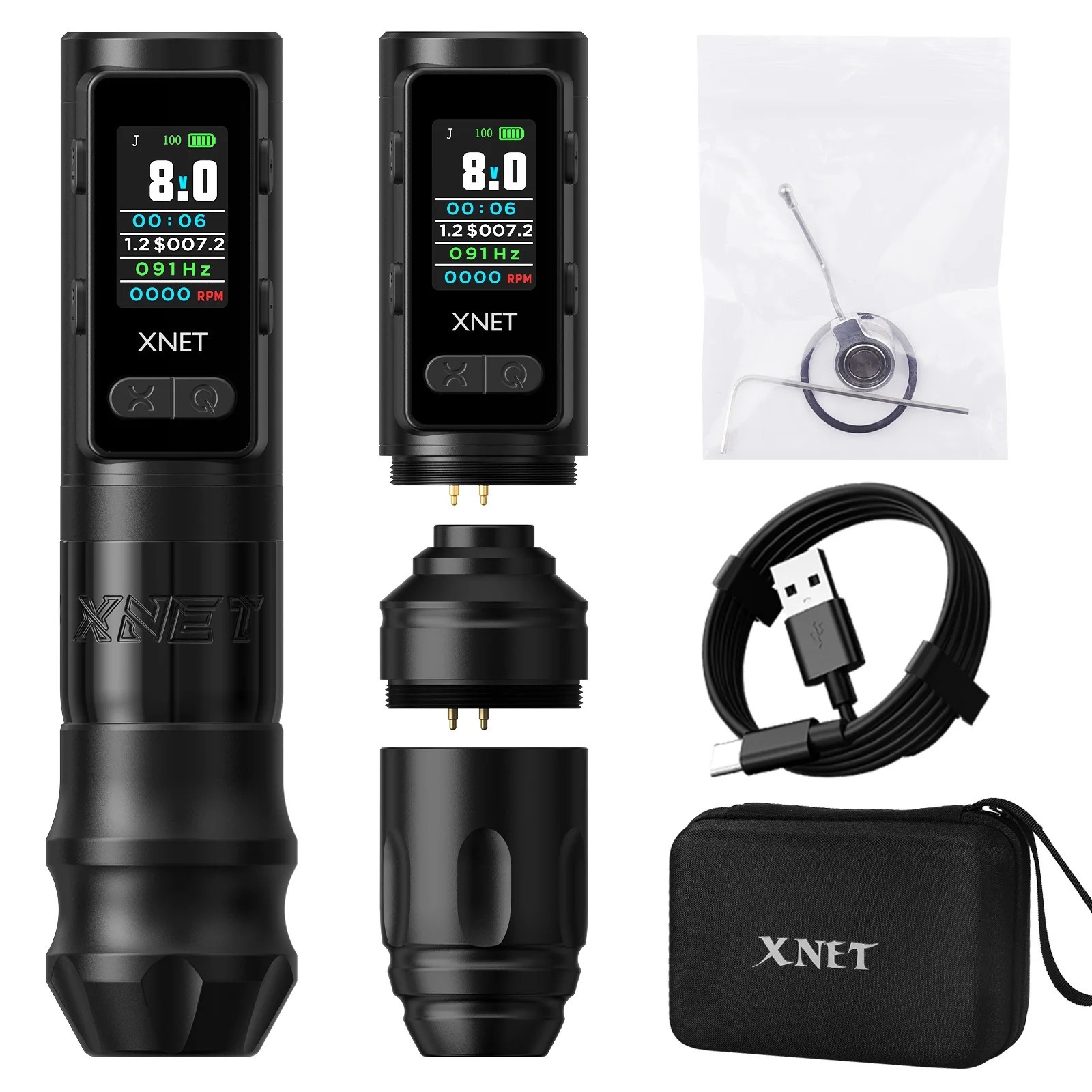 XNET Claws Max Wireless Tattoo Machine Rotary Brushless Motor Multi-function