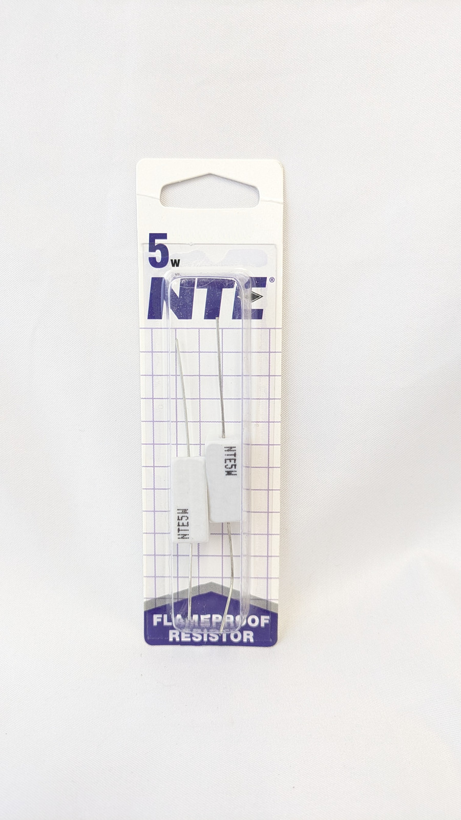 NTE Electronics 5 Watt 6.8K Ohm Resistor 5%, 5W268