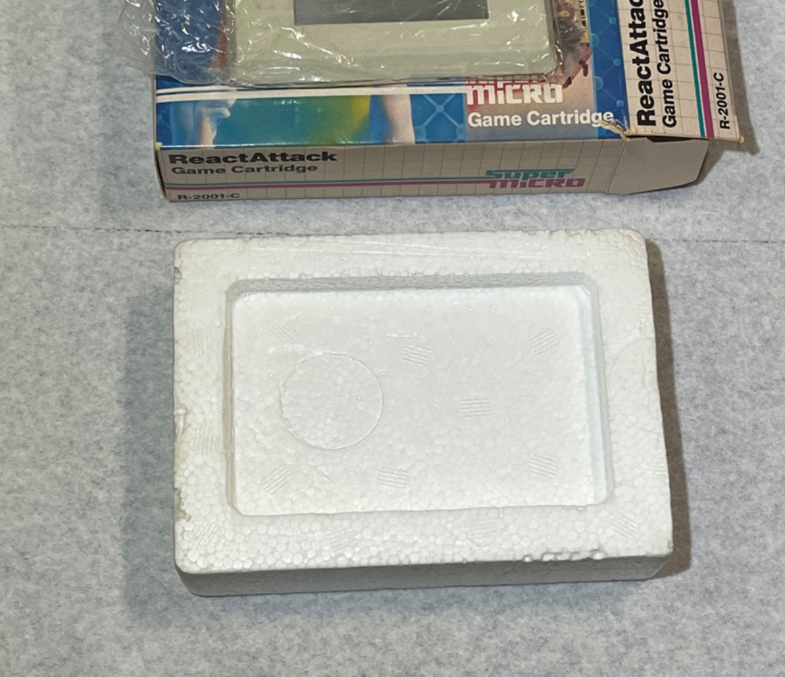 HTF 1983 Palmtex React Attack Home Computer Software Super Micro Cartridge Game