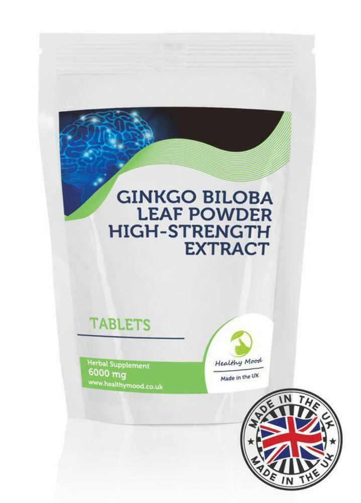 Ginkgo Biloba Herb Extract 6000mg Tablets Supplements