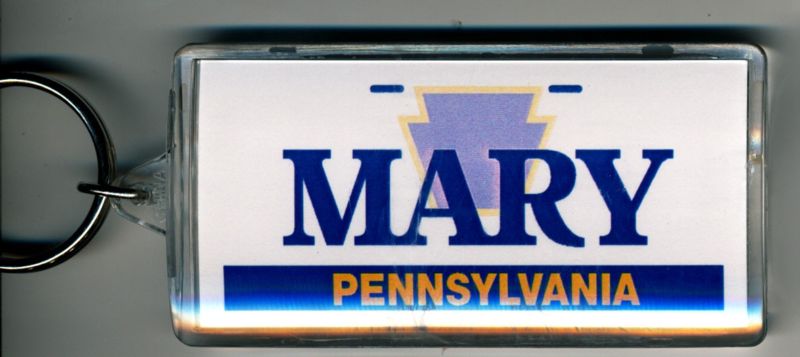 PENNSYLVANIA NAME KEYCHAIN MARY (LN-12-264)