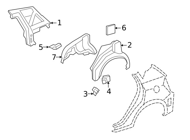 Genuine GM Reinforced Panel 19183979