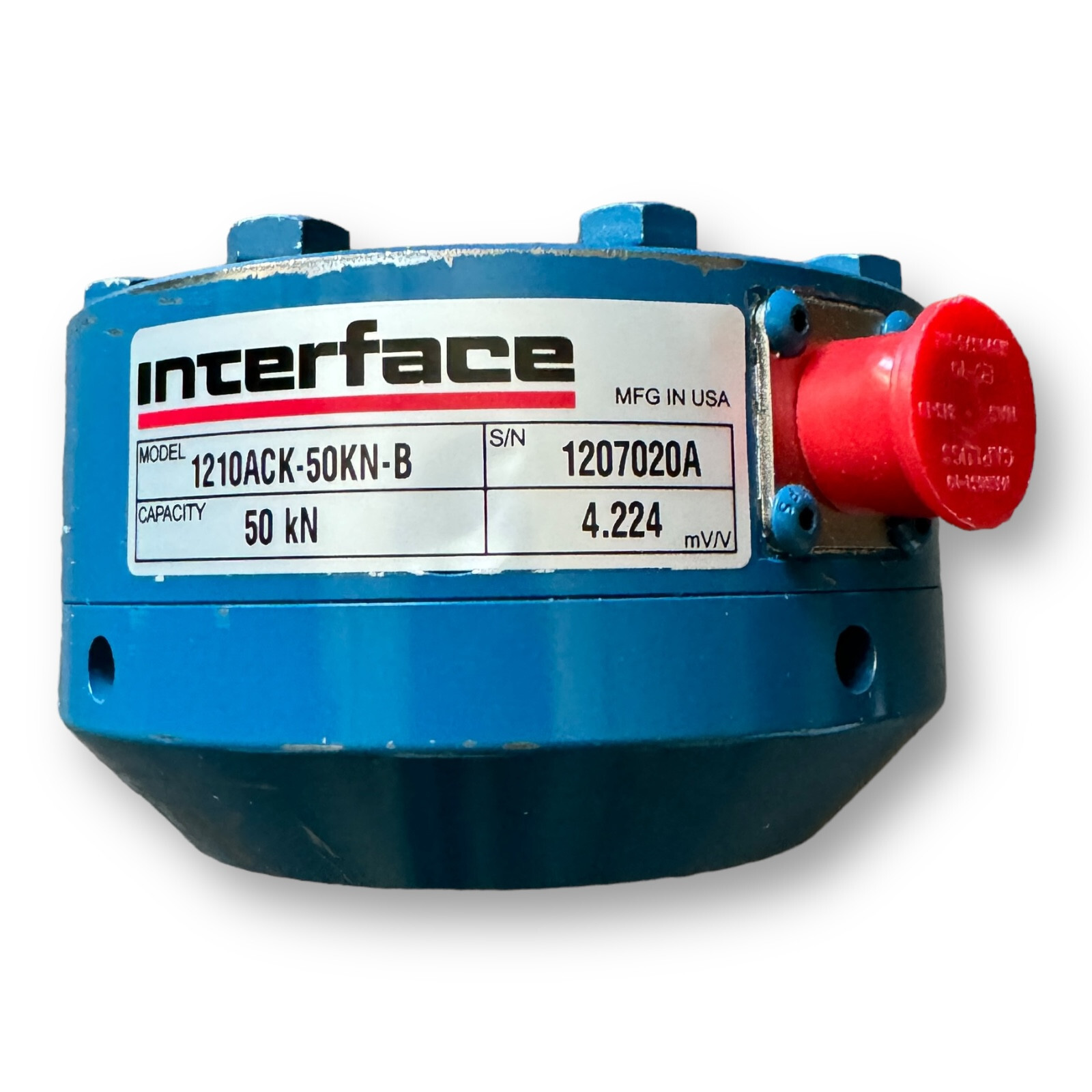 Interface 1210ACK-50KN-B Capacity 50 kN 4.224 mV/V