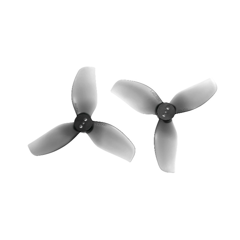 HQProp T2.8x2.4x3 Tri-Blade Propeller – Gray 2CW+2CCW for 2.8  FPV Drone