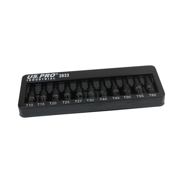 US PRO 31pc Impact Hex Torx Spline Bit Socket Set 3/8 Drive Short Reach Sockets