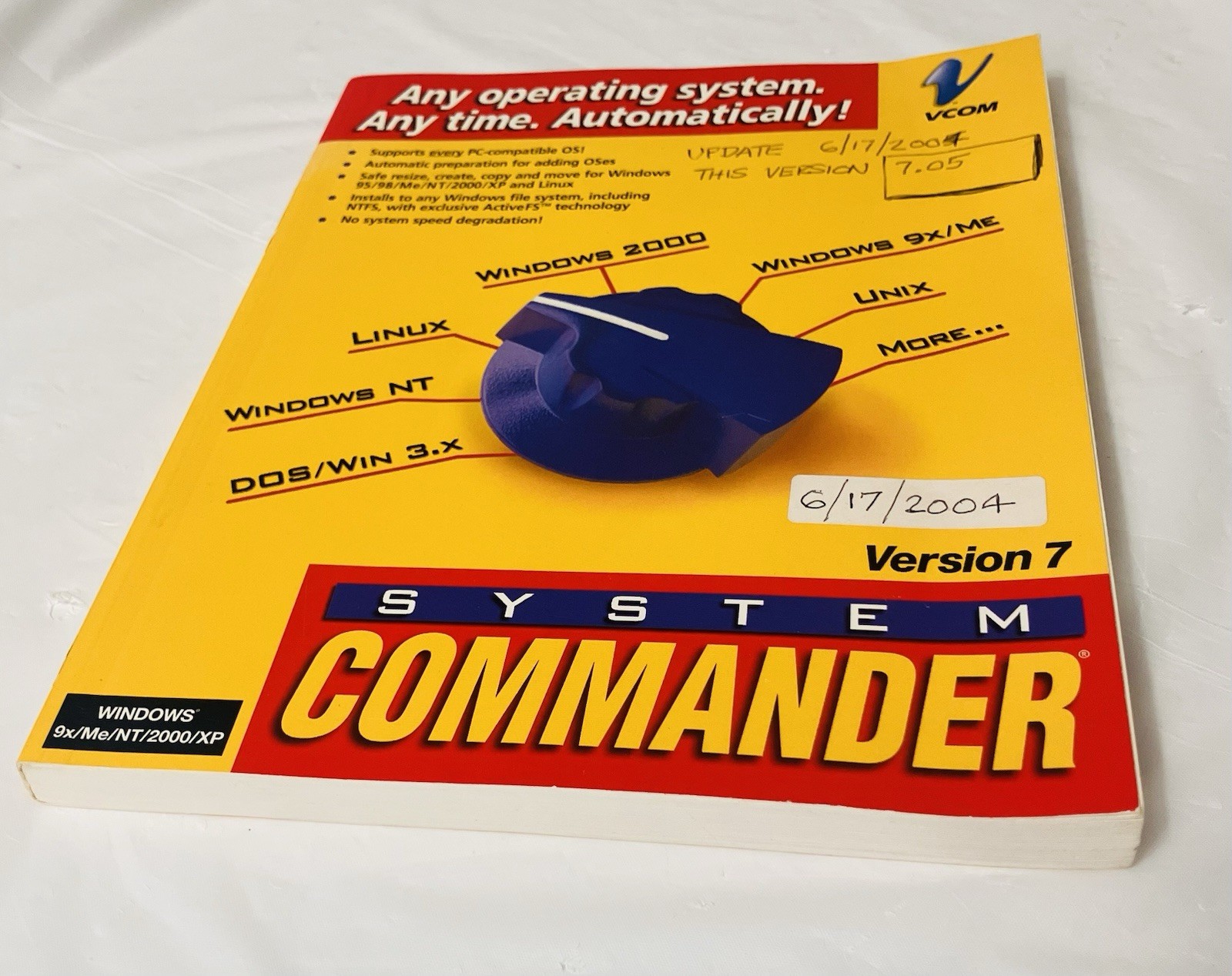 System Commander Version 7 User Manual VCOM Computing Guide Windows Linux (2001)