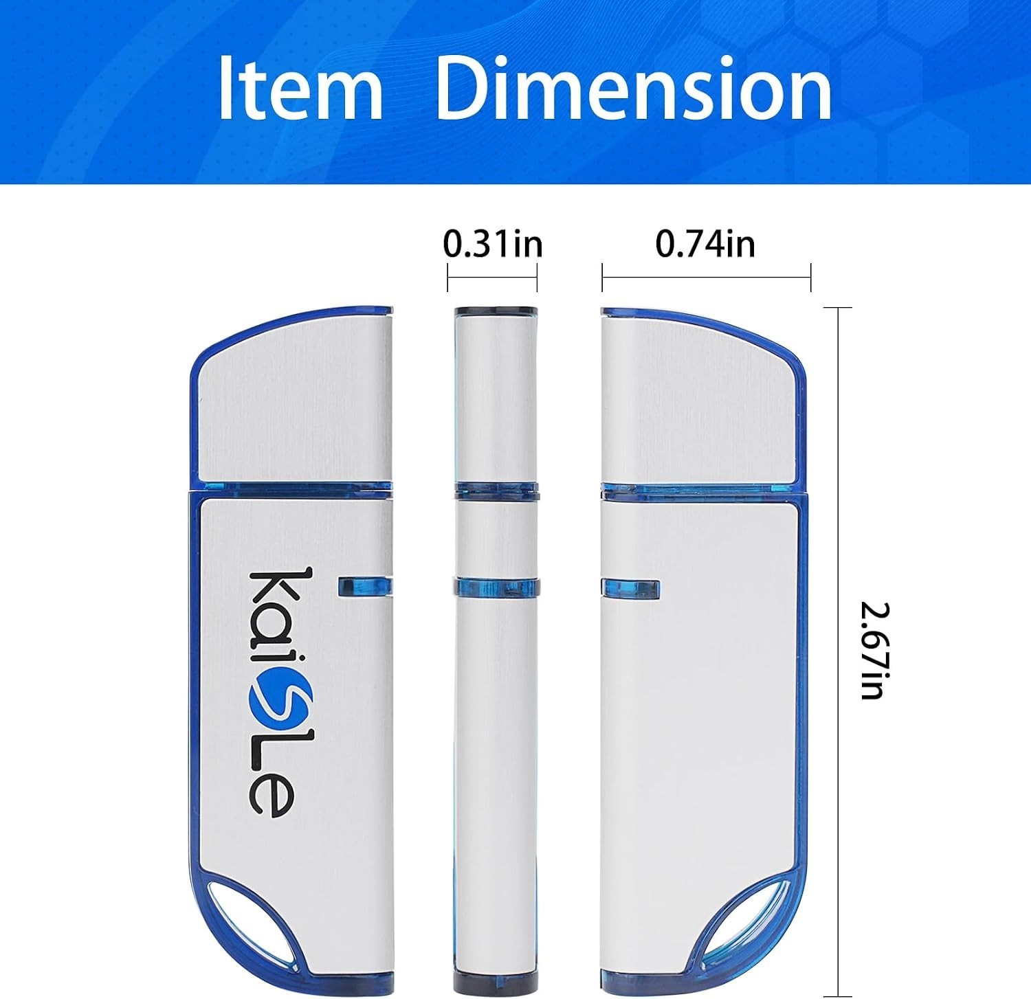 64GB USB Flash Drive, External USB Flash Memory Storage Thumb Drive, Portable...