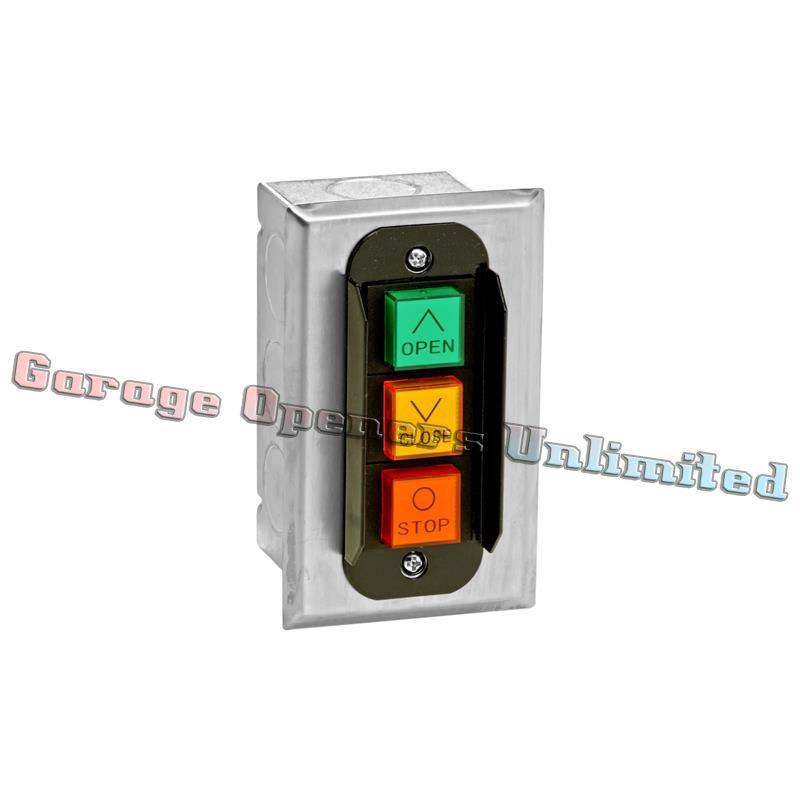 MMTC PBC-3 Nema 1 Three Button Interior Flush Mount Control Station Momentary