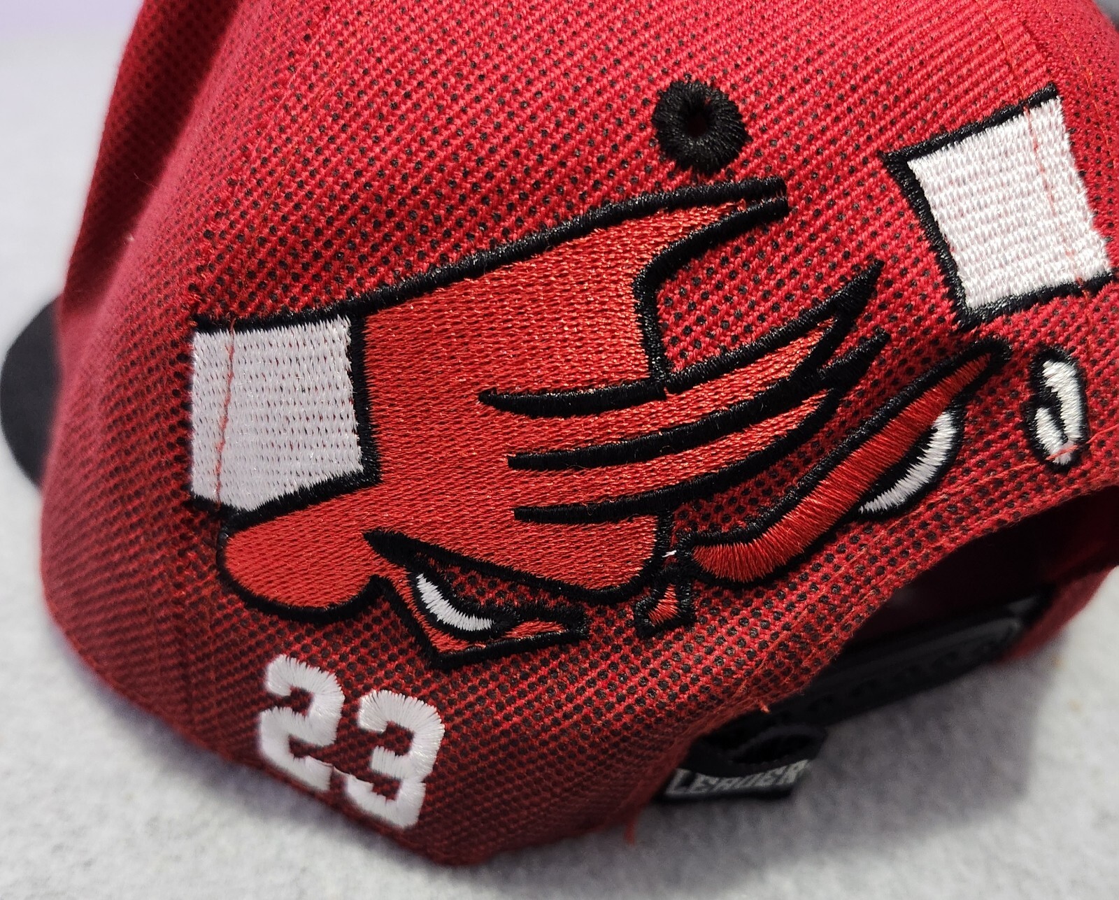 Chicago Red Colors Adjustable Snapback Number 23 On The Side